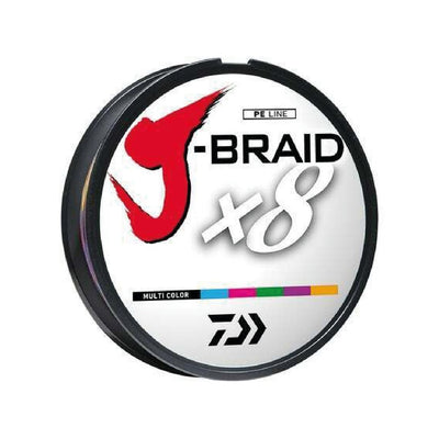 LINEA TRENZADA DAIWA J - BRAID X8 MULTICOLOR - 11223