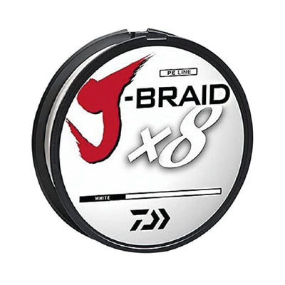 LINEA TRENZADA DAIWA J - BRAID X8 WHITE 80 LBS - 9241